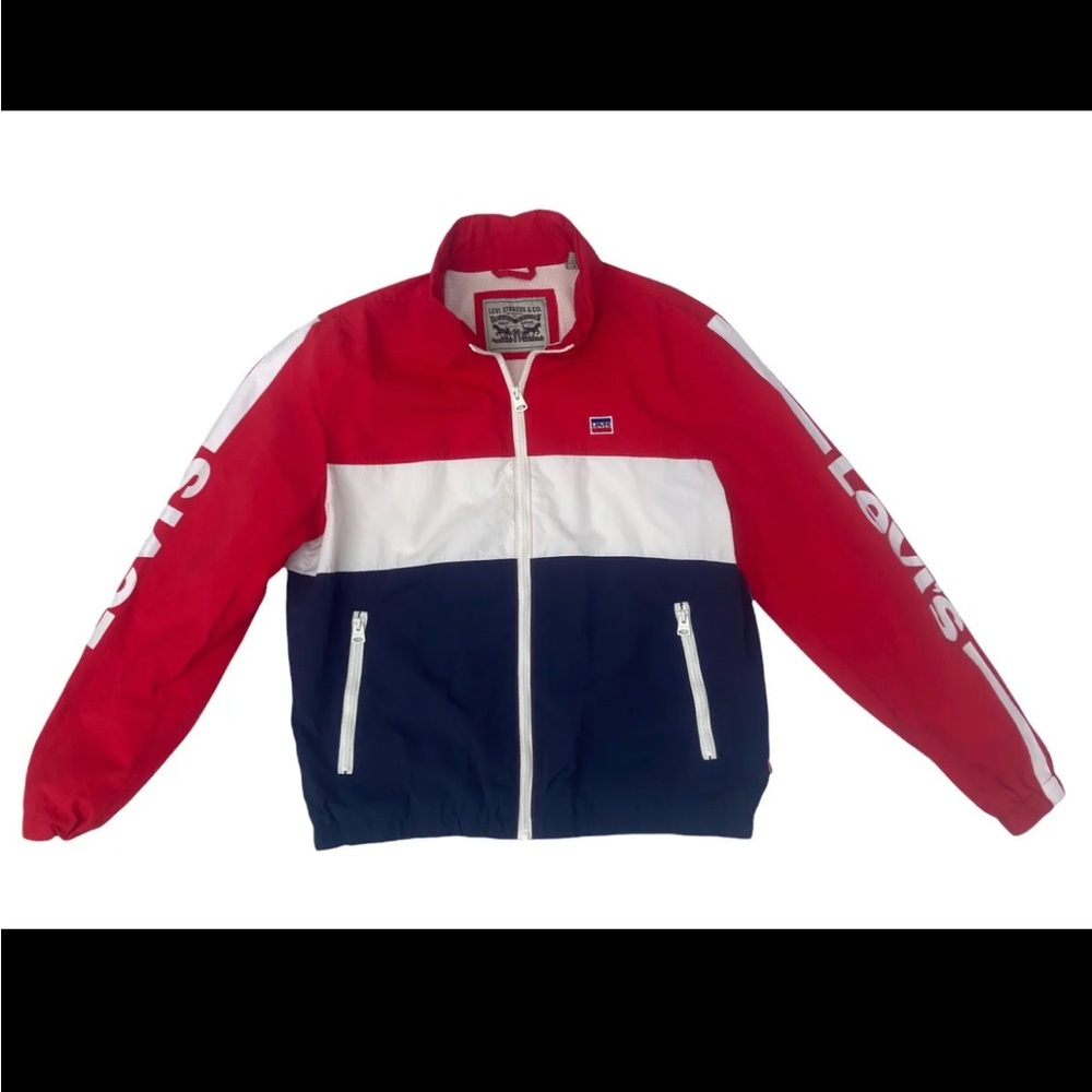 Men’s Levi’s Lightweight Retro Stand Collar Windbreaker Jacket XXL